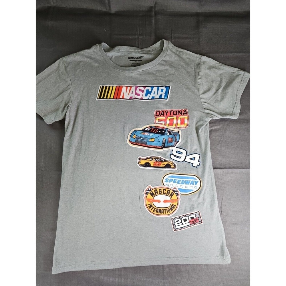 Nascar gray short sleeve with graphics And Patches Freeze Tee. New without tags‎